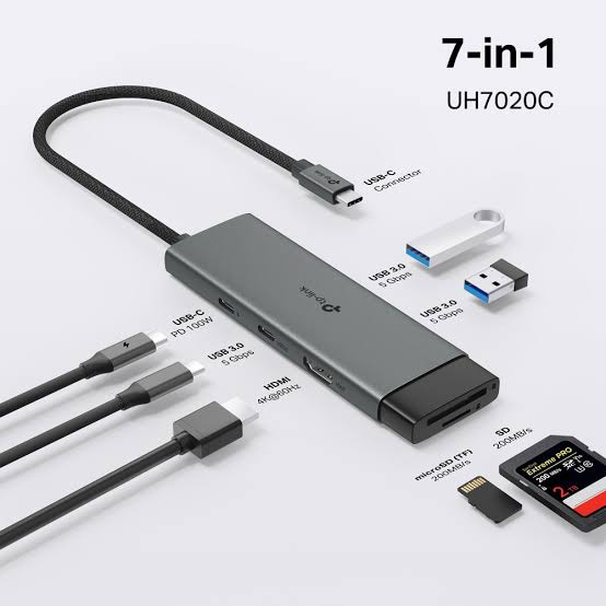 Hub USB-C 7 en 1